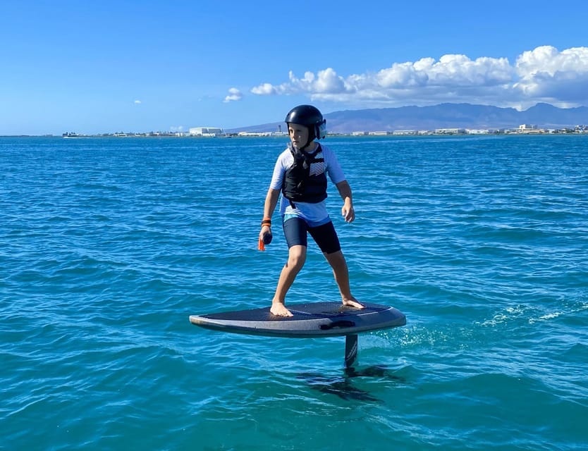 Hawaii: Electric Hydrofoil Surfing Solo Lesson - What 60 minutes of water time really means