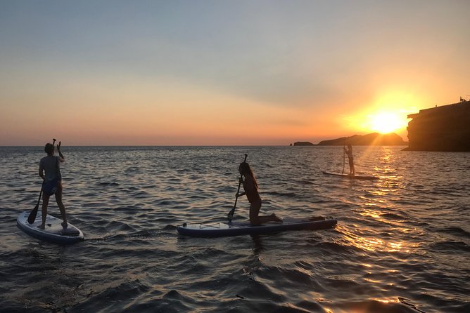 Ibiza Stand Up Paddle Surf Sunset Tour - The sunset moment and the small surprise