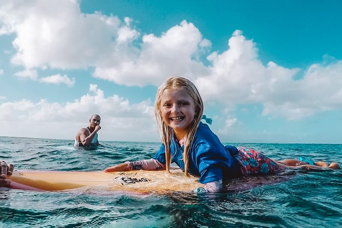 Initiation / Beginner surf lessons in Guadeloupe - Learning to surf at Gros Sable Beach