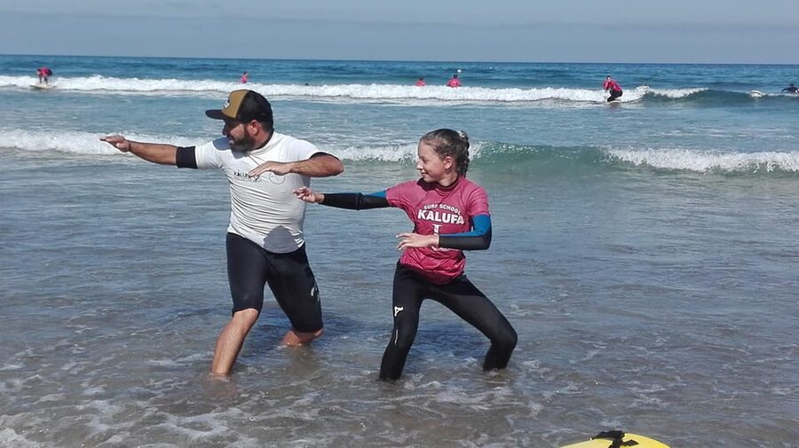 Kalufa Surf school in Caleta de Famara, Lanzarote - Who should book this surf lesson