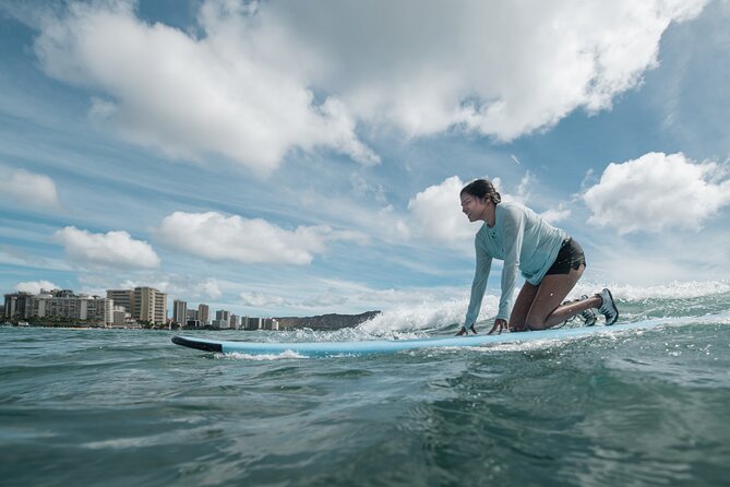 Kayak, Snorkel, and Surf with Turtles in Honolulu - Learning to surf with Shane and Neil