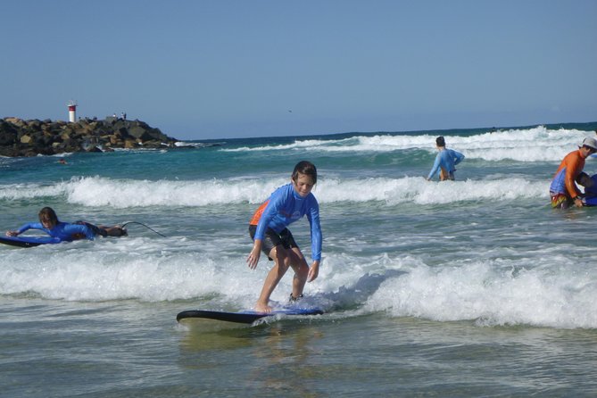 Kids Only Surf Lessons at The Spit, Main Beach (Ages 6- 13) - Equipment, showers, parking, and what to bring