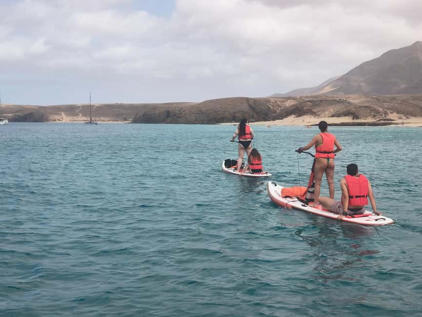 Lanzarote: Electric Paddle Surf and Snorkel Excursion at Papagayo Beach - A small snack on the beach