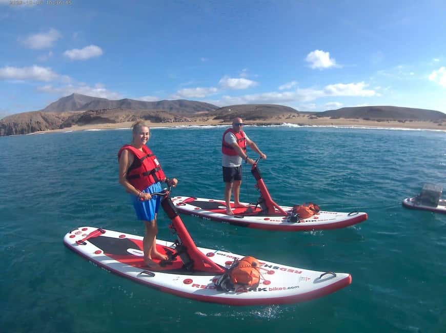 Lanzarote: Electric Paddle Surf and Snorkel Excursion at Papagayo Beach - The photos and the 12:30 return