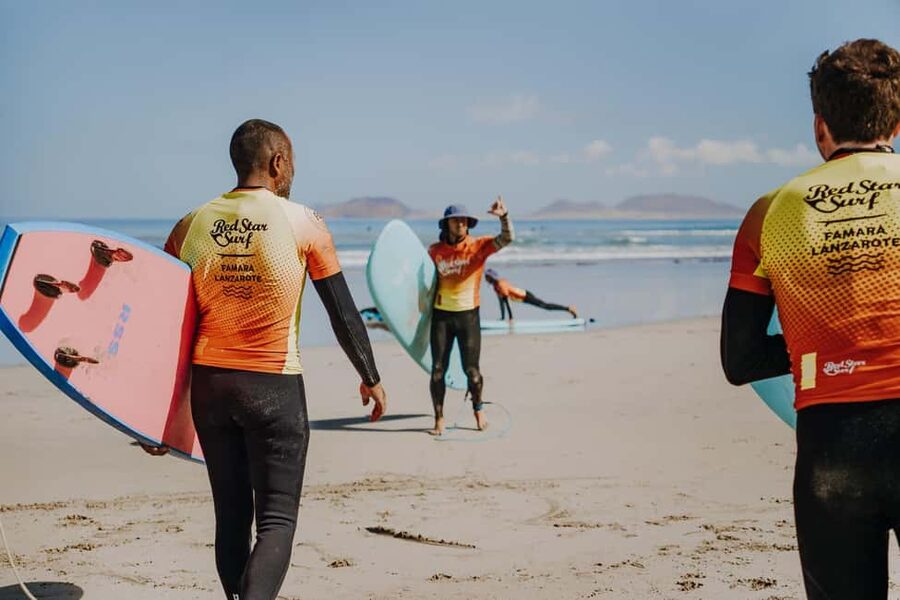 Lanzarote: Famara Surf Lessons & Courses for All Levels - The first two hours: safety, sand, and first waves