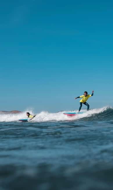 Lanzarote's First Surf School - 2-hour or 4-hour classes - Private lessons for faster, calmer progress