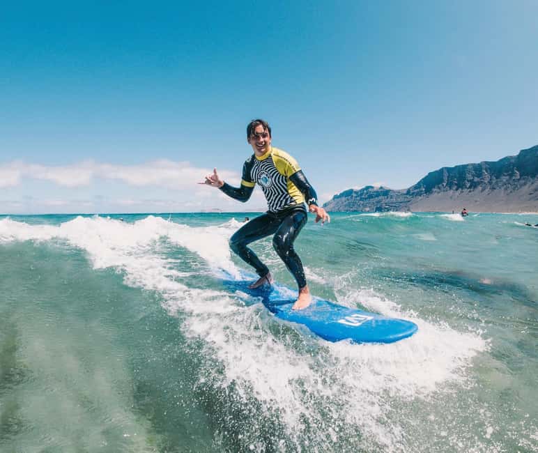 Lanzarote: Surf Lessons in Famara, 2 or 4 Hour - The first lesson: board control before wave riding