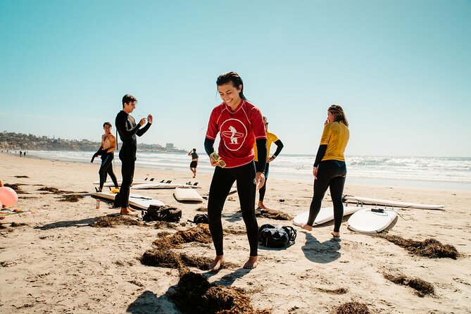 Learn to Surf in La Jolla - Check-in at 2261 Avenida De La Playa