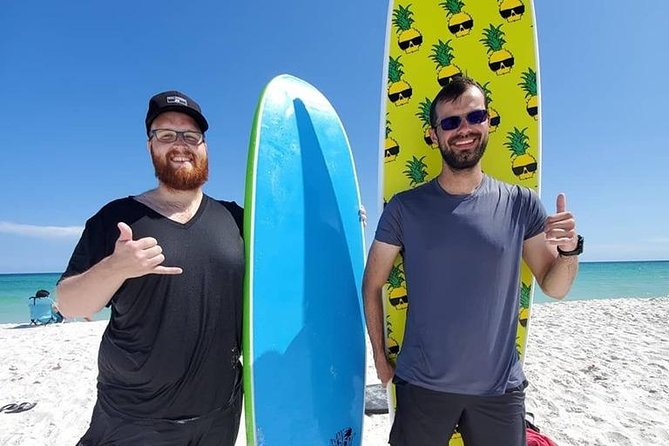 Learn to Surf - Pensacola Beach - Getting into position and catching a wave