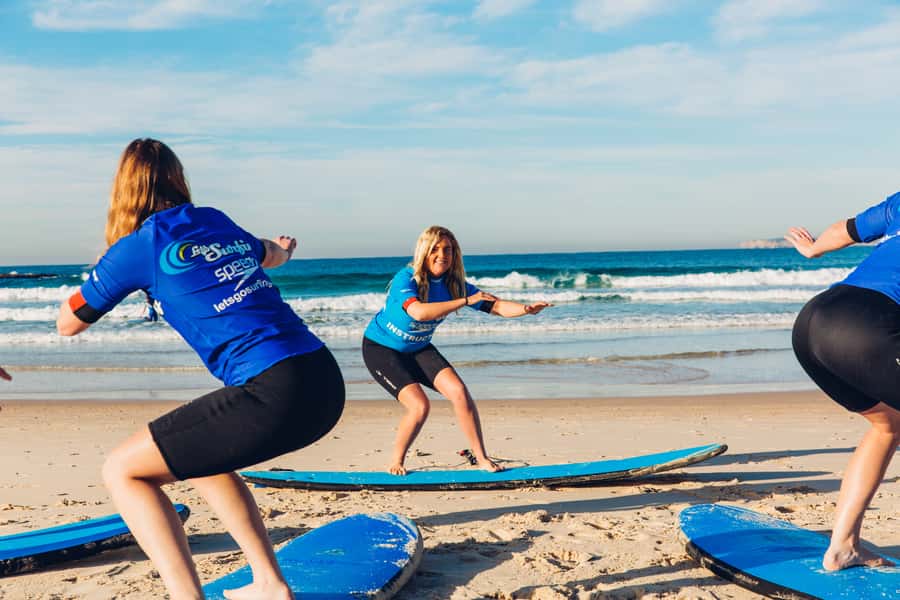 Lennox Head: 2-Hour Beginners Surfing Lesson - The First 20 Minutes: Warm-Up and Beach Safety