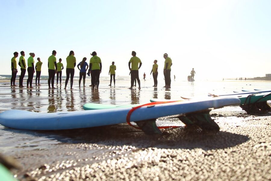 Lisbon: 1.5-Hour Surf Lesson - From safety briefing to first wave