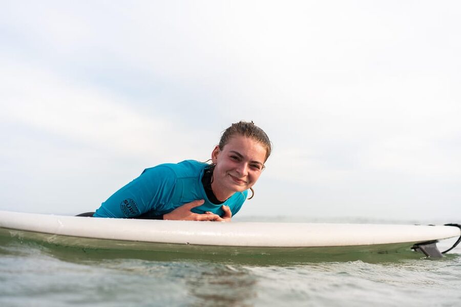 Lisbon Surf Class - The five-minute walk to Carcavelos Beach