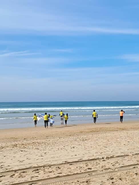 Lisbon: Surfing Lesson on Costa de Caparica Beach - The water session: practice without wave envy