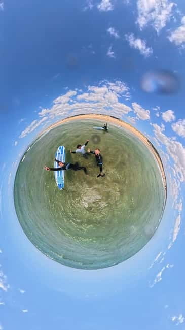Lisbon: Surfing Lesson on Costa de Caparica Beach - Meeting the grey Peugeot van