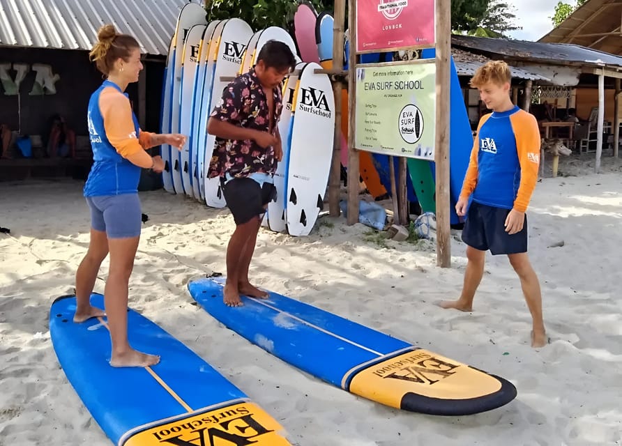 Lombok Surf Lesson for Beginner in Selong Blanak Beach - The first one-hour class: learning by repetition