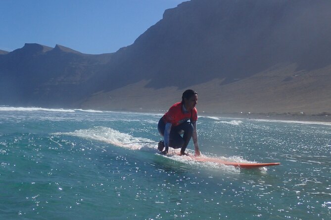 Longboard Private Surf Lessons in Caleta de Famara Spain - The value of a $120.16 private session