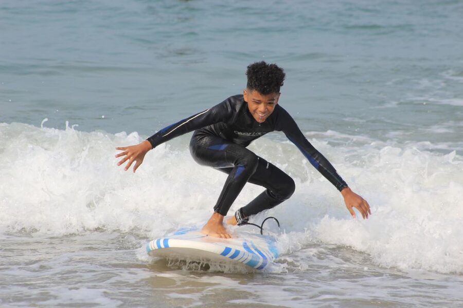 Los Angeles: Private Surfing Lesson - Sand training, pop-ups, and ocean safety