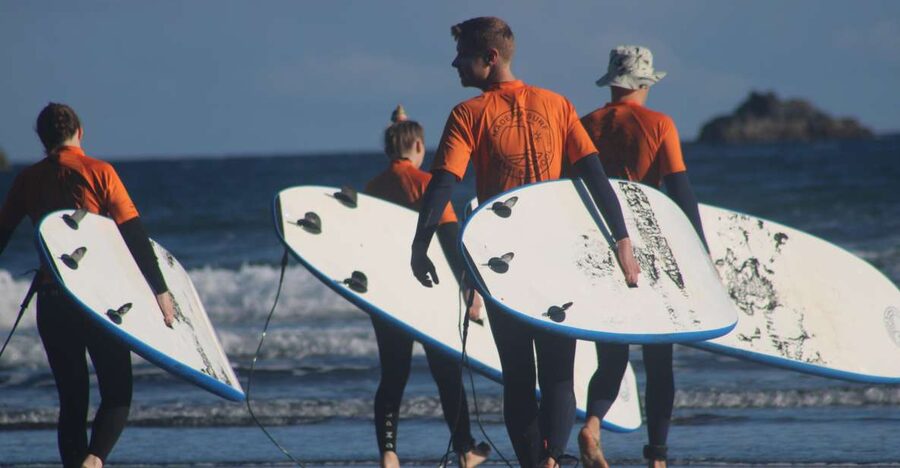Madeira: surf lesson at Porto da Cruz - The instructors make the difference