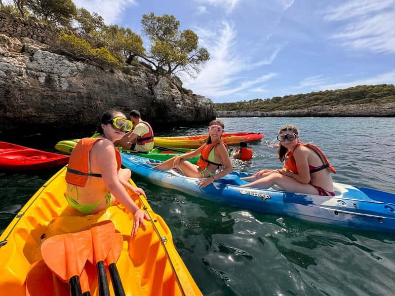 Mallorca: Kayak and Paddle Surf excursion through crystal clear water caves - Starting at Playa Barca with the right expectations