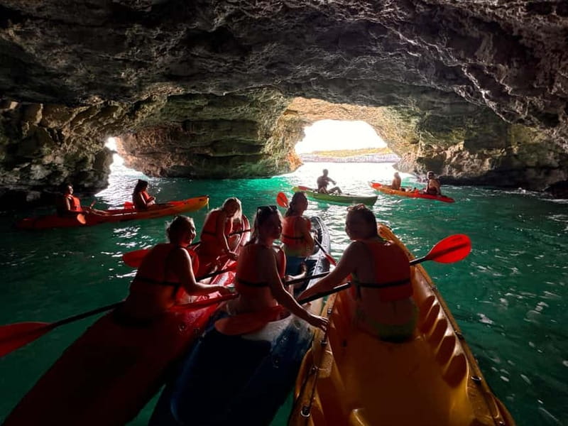 Mallorca: Kayak and Paddle Surf excursion through crystal clear water caves - Clear-water caves, snorkeling, and marine life