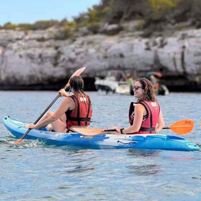 Mallorca: Kayak and Paddle Surf excursion through crystal clear water caves - Coasteering for different ability levels