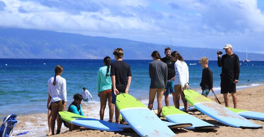 Maui: Group Surf Lesson - The first 15 minutes: safety, surf basics, and your board