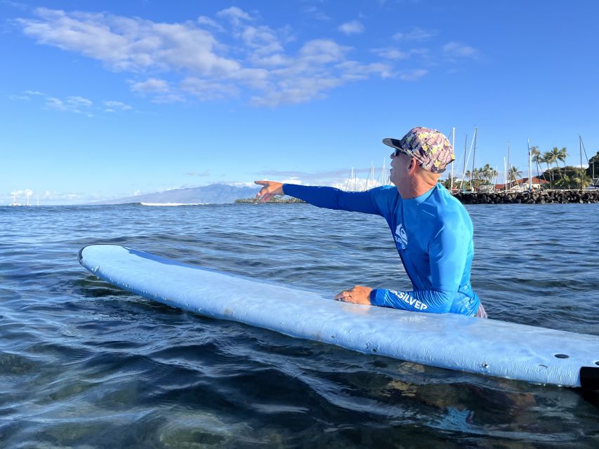 Maui Lahaina Group Surf Lesson - Instruction from Lee, Steve, Inaldo, and the team