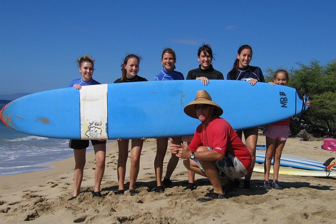 Maui Surf Instruction 101 at Kalama Beach in Kihei - Learning to surf at Kalama Beach’s Cove