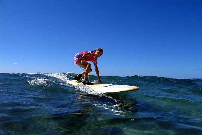 Maui Surf Instruction 101 at Kalama Beach in Kihei - What happens at the two meeting stops