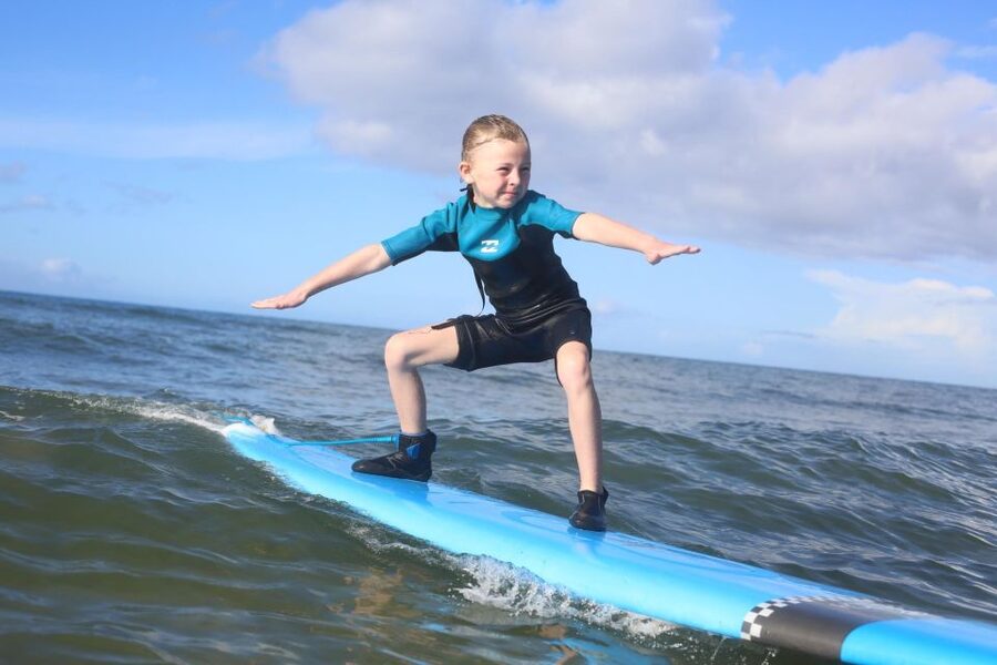 Maui: Surf Lessons for Families, Kids, and Beginners - The land lesson comes first