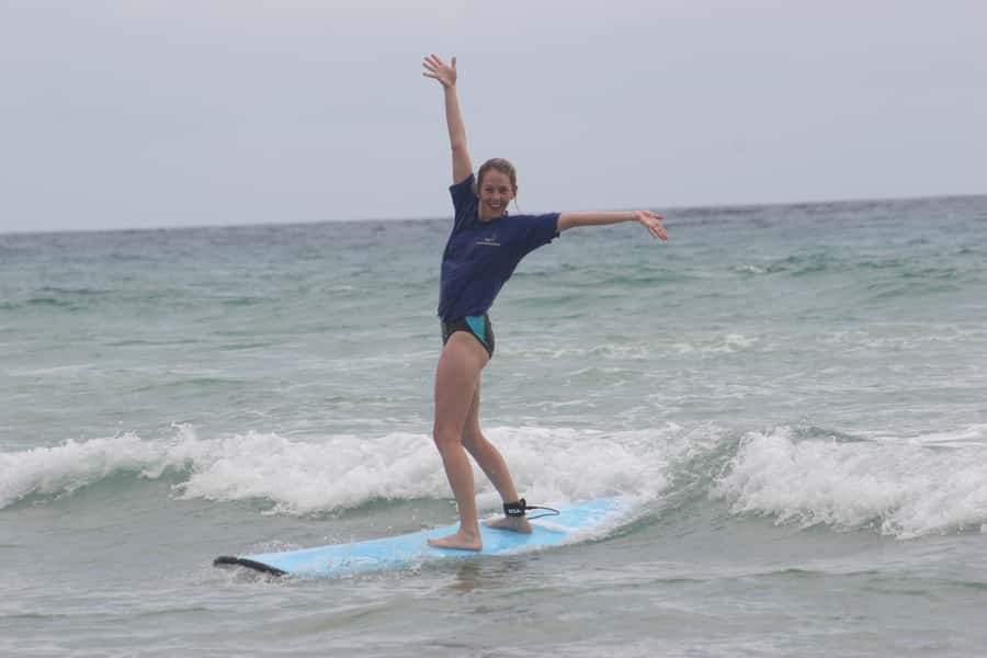 Miami: Group Surf Lesson - The land lesson before the water