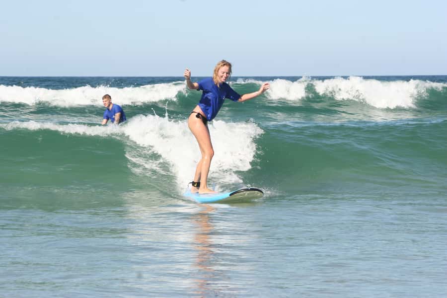 Miami: Group Surf Lesson - Getting into the surf