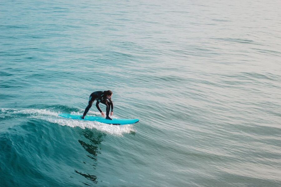 Monterey: Private Surfing Lessons - Putting the lesson into practice on the water