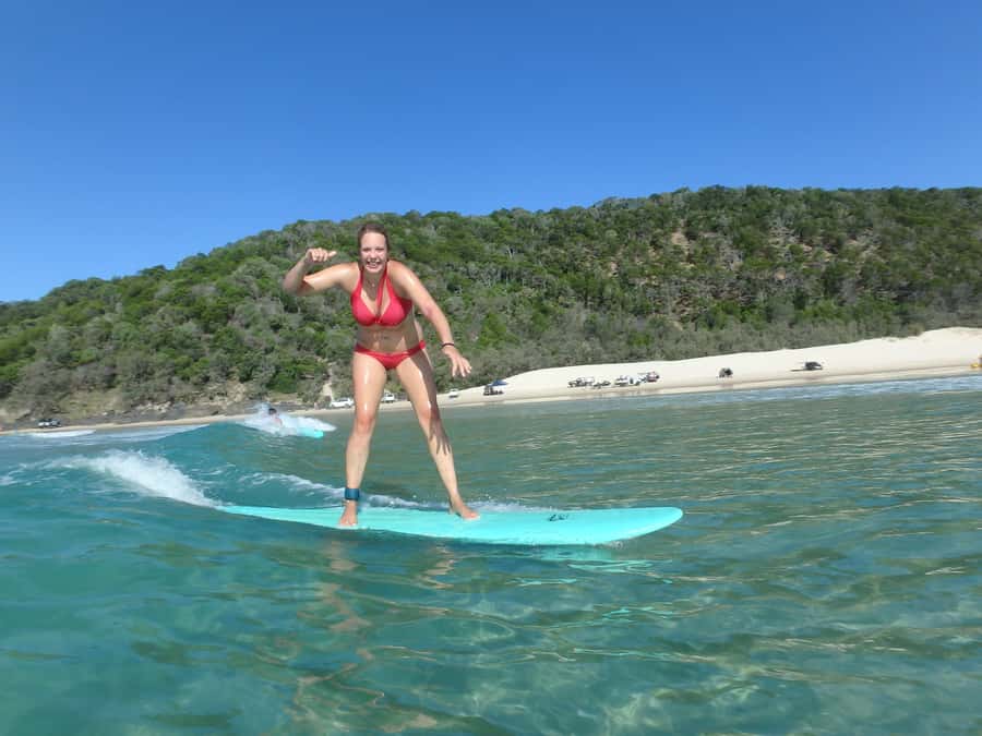 Noosa: Epic Learn to Surf Safari 4x4 - Double Island Point - Why the $107 price can be good value