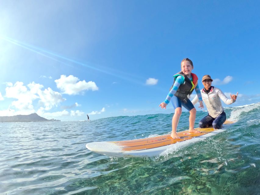 Oahu: Kids Surfing Lesson in Waikiki Beach (up to 12) - From beach practice to the open ocean