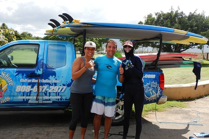 Oahu Private Surfing Lesson - The Beach Lesson Comes First