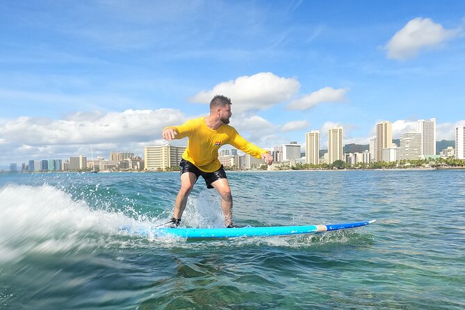 Open Group Surfing Lesson in Waikiki, Hawaii - Why Waikiki is a forgiving place to learn