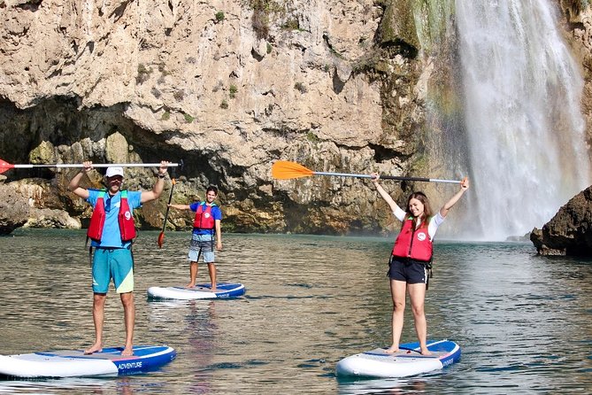 Paddle Surf Route Cliffs Nerja and Cascada de Maro + Snorkel - Snorkeling breaks and what to expect