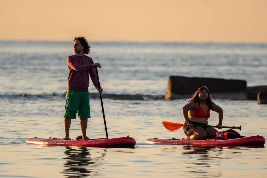 Paddlesurf Lesson in Barcelona - Starting at Eswell Barcelona