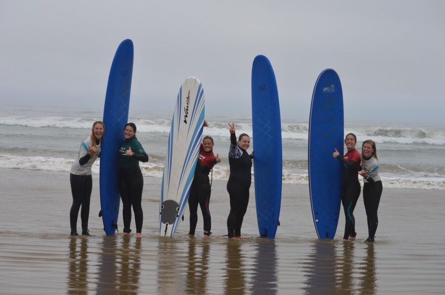 Pismo Beach: Private Group Surf Lesson- all equip included! - The physical effort and what to bring