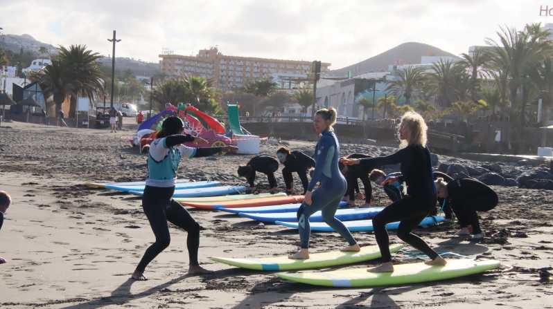 Playa de Las Americas: Surfing Group Lesson +13 Years old - Key points before you book