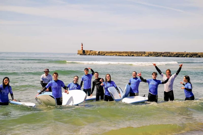Porto: Surf Lessons with transfer at Porto Surf School - Leaving Porto for the right wave