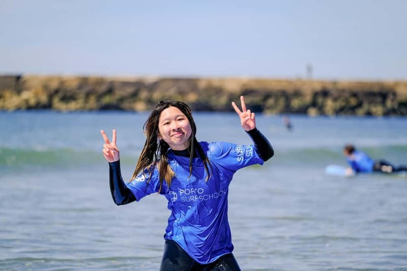 Porto: Surf Lessons with transfer at Porto Surf School - Timing, cancellation, and language