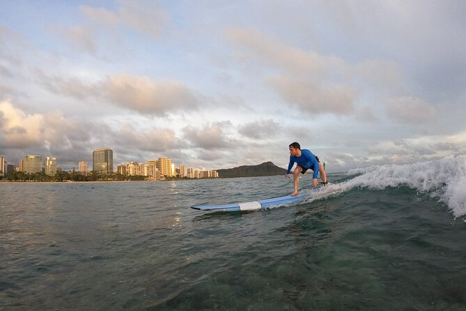 Private Kids Surfing Lessons - What you see from Waikiki Beach