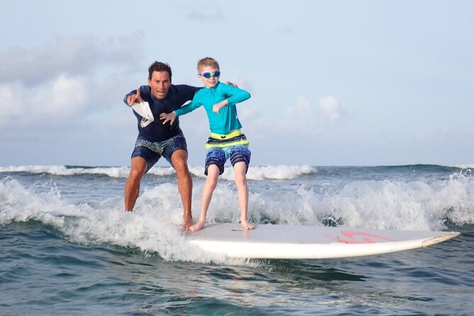 Private Kids Surfing Lessons - What the 1-hour-45-minute water session includes