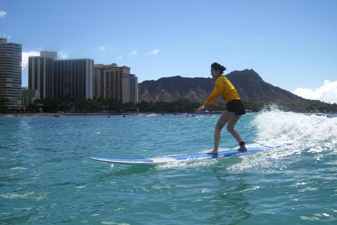 Private One-On-One Individual Surfing Lesson - Starting at Waikiki Beach Services near the Royal Hawaiian