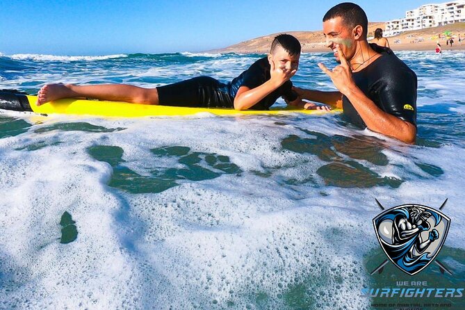Private Surf Experience in Rabat - Moving from the sand into the waves
