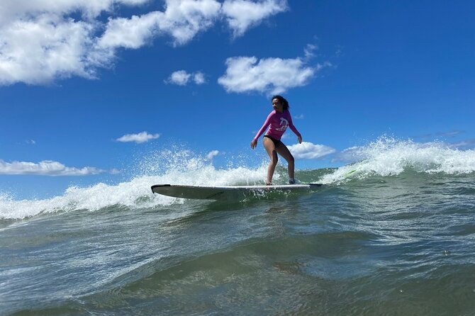 Private Surf Lesson at Kalama Beach in Kihei - In the water, direct coaching is the main value