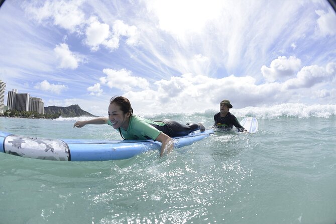 Private Surf Lesson at Waikiki Beach - A short route from Lewers Street to Waikiki Beach