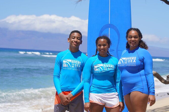 Private Surf Lesson for Group of 3-5 Near Lahaina - The gear included in the $123.95 price